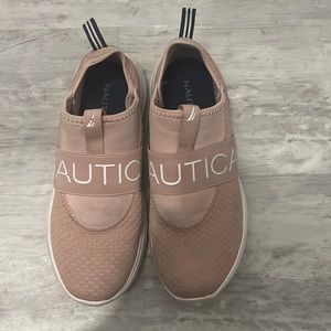 pink nautica sneakers
